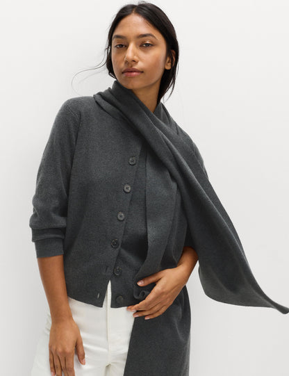 Air-yarn Fular Yakalı Hırka