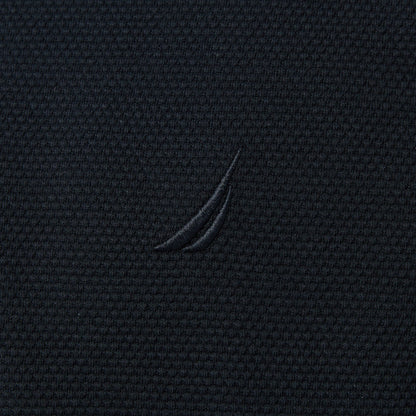 Nautica Erkek Siyah Classic Fit Uzun Kollu Polo Yaka T-shirt