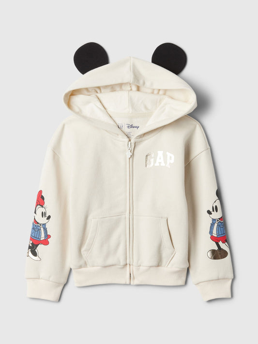 Kırık Beyaz Gap Logo VintageSoft Disney Grafikli Sweatshirt