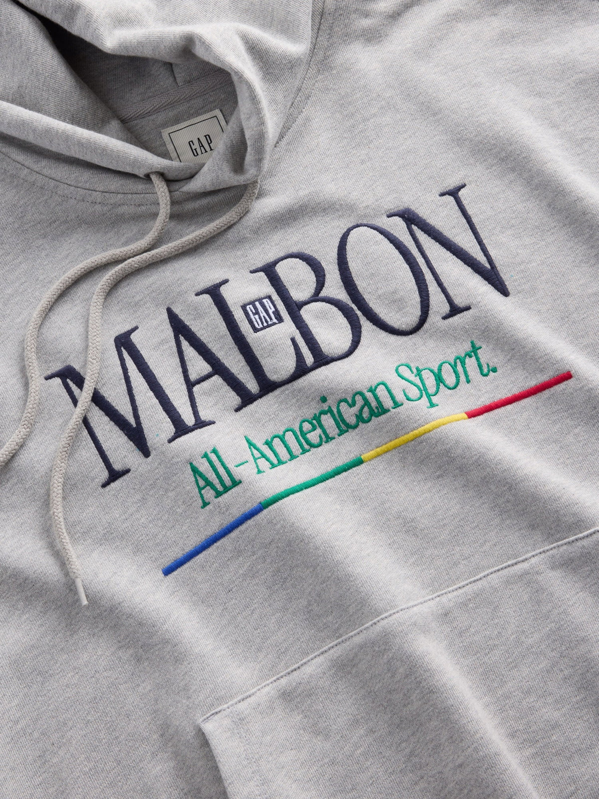 Açık Gri Gap × Malbon Heavyweight Logo Sweatshirt