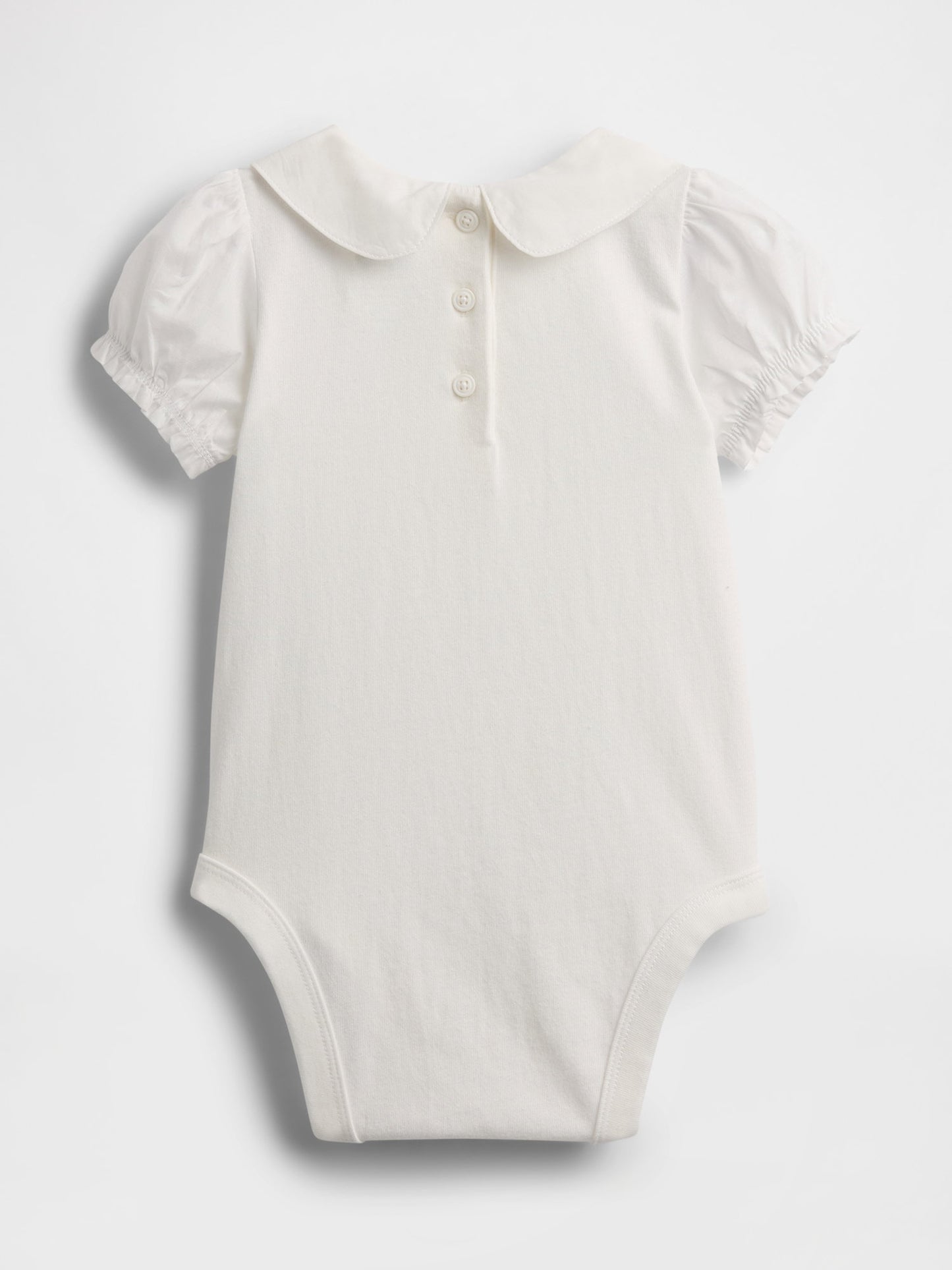 Beyaz First Favorites Organik Pamuk Peter Pan Bodysuit