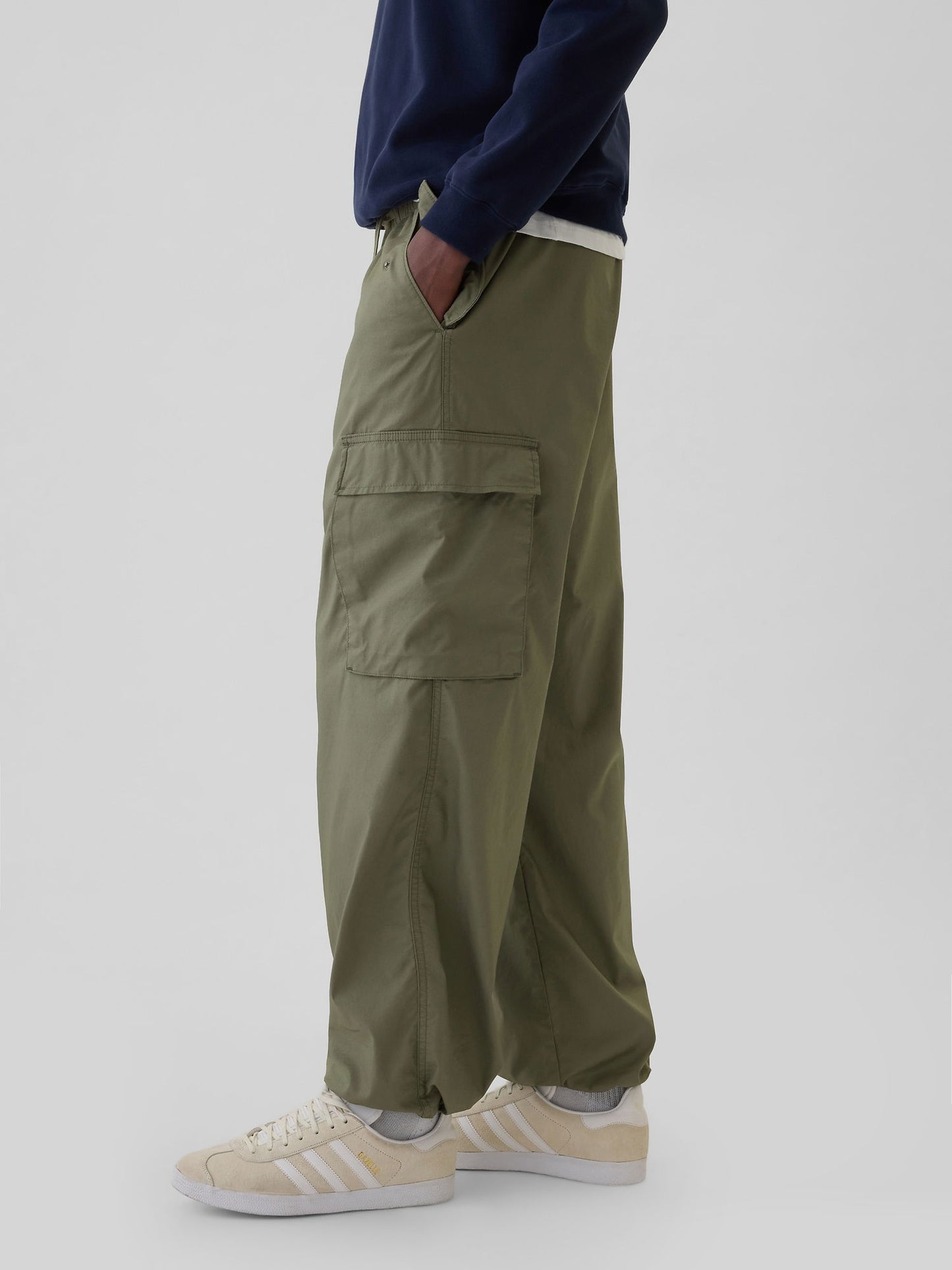 Haki Baggy Kargo Pantolon