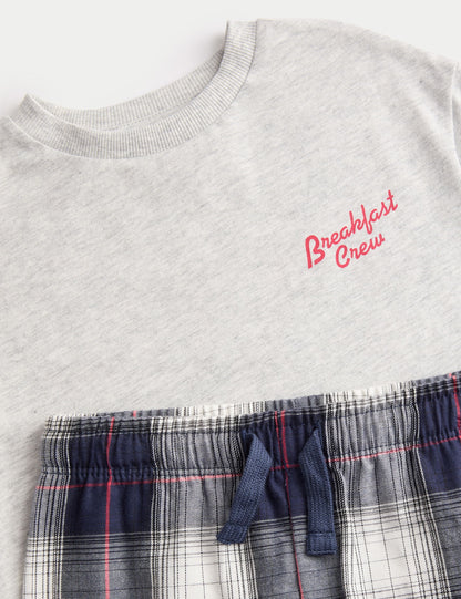 Desenli Pijama Takımı