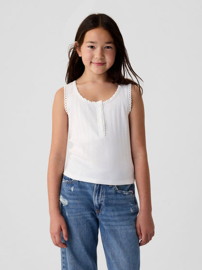 Kırık Beyaz Gap × Dôen Pointelle Atlet