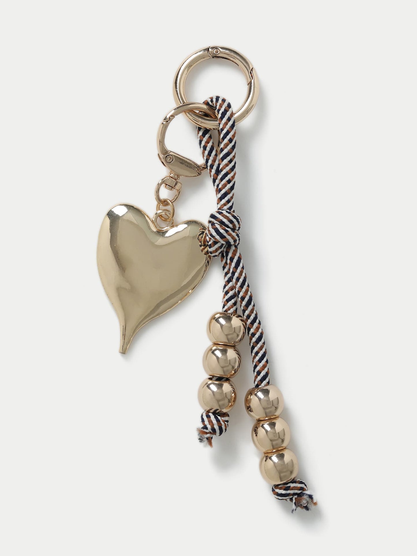 Kalp Detaylı Çanta Charm