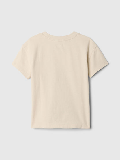 Bej Gap Logo Star Wars Grafikli T-shirt
