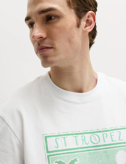 Desenli Pamuklu T-shirt