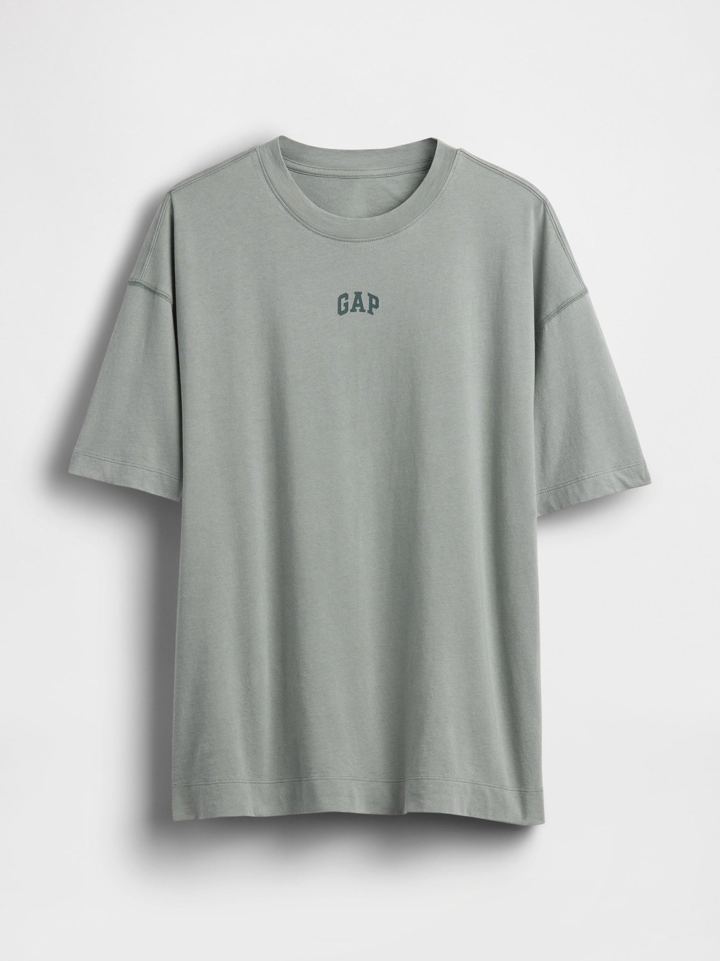 Açık Yeşil Organik Pamuk Vintagesoft Athletic Logo Tunik T-shirt