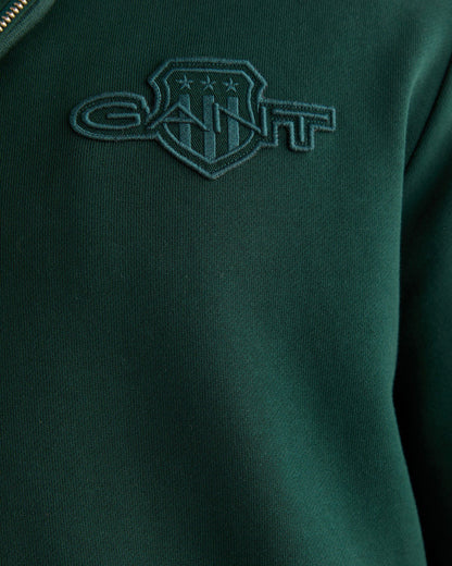 Gant Erkek Yeşil Regular Fit Kapüşonlu Sweatshirt