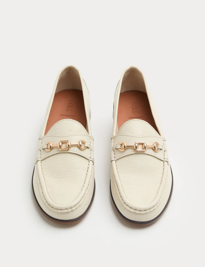 Deri Detaylı Loafer
