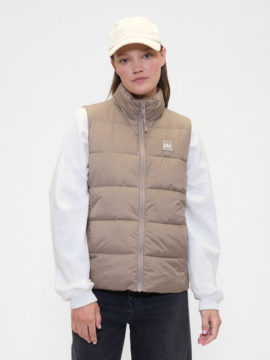 Kahverengi Coldcontrol Puffer Şişme Yelek