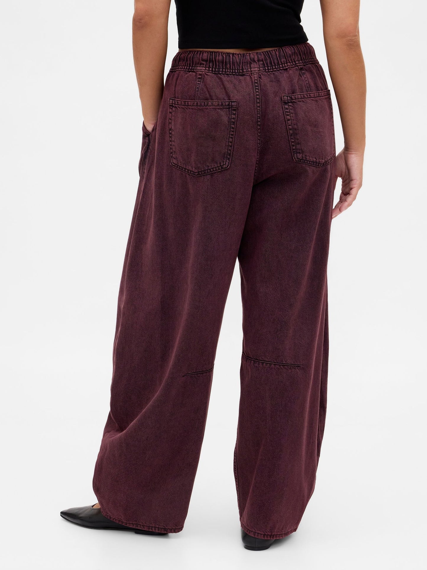 Bordo Mid Rise Ultrasoft Easy Horseshoe Jean Pantolon