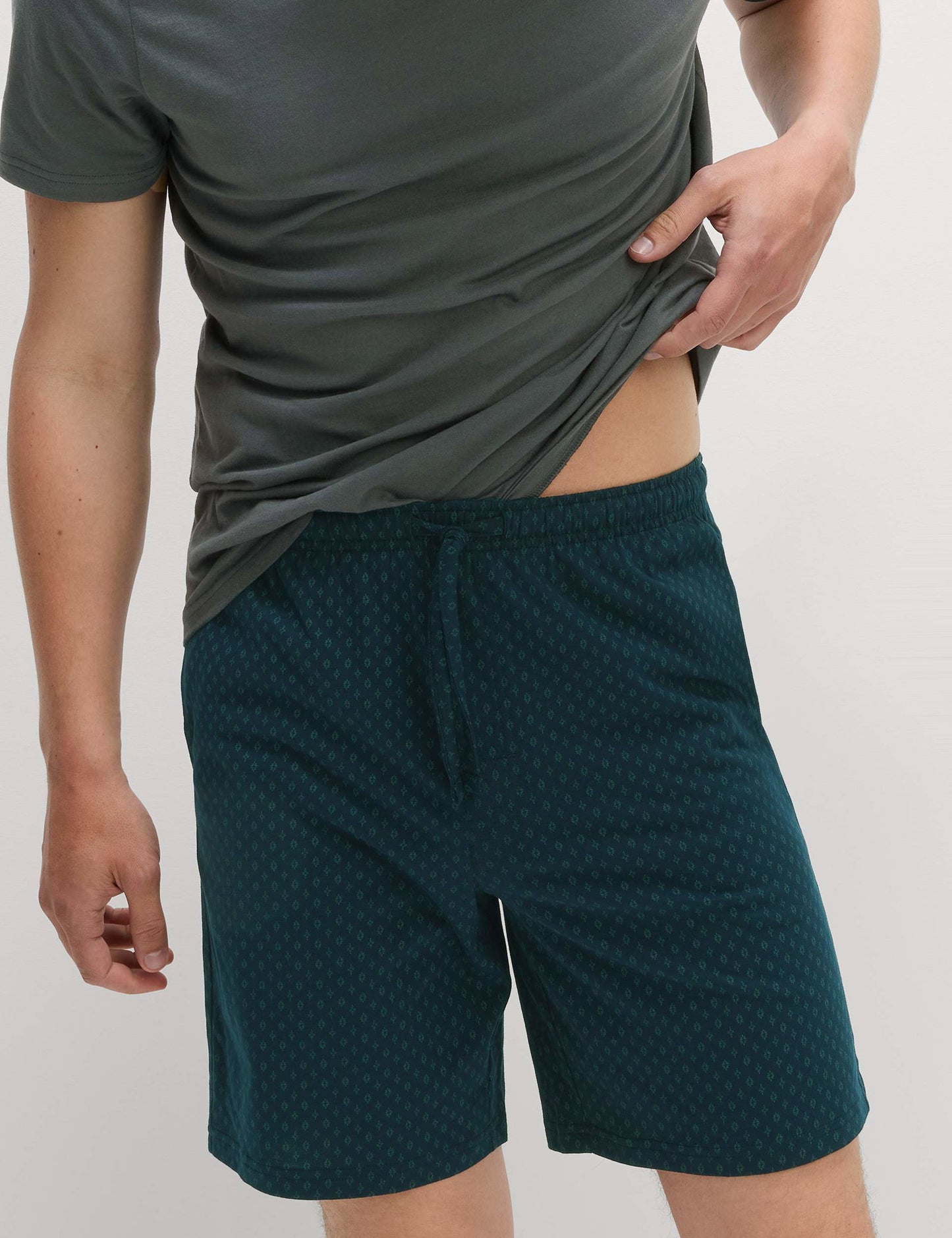 Pure Cotton Geometrik Desenli Pijama Takımı