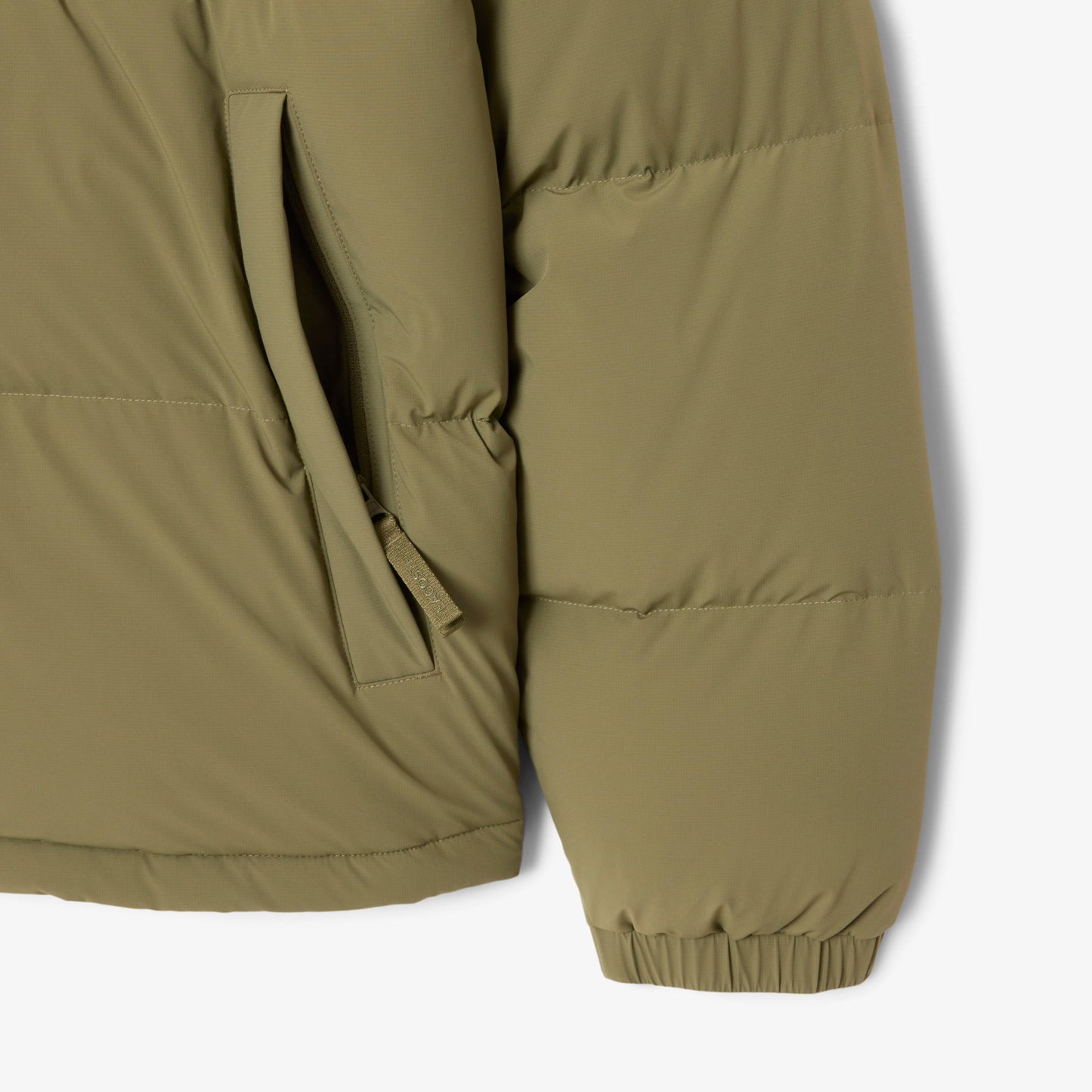 Lacoste Erkek Relaxed Fit Kapüşonlu Haki Mont