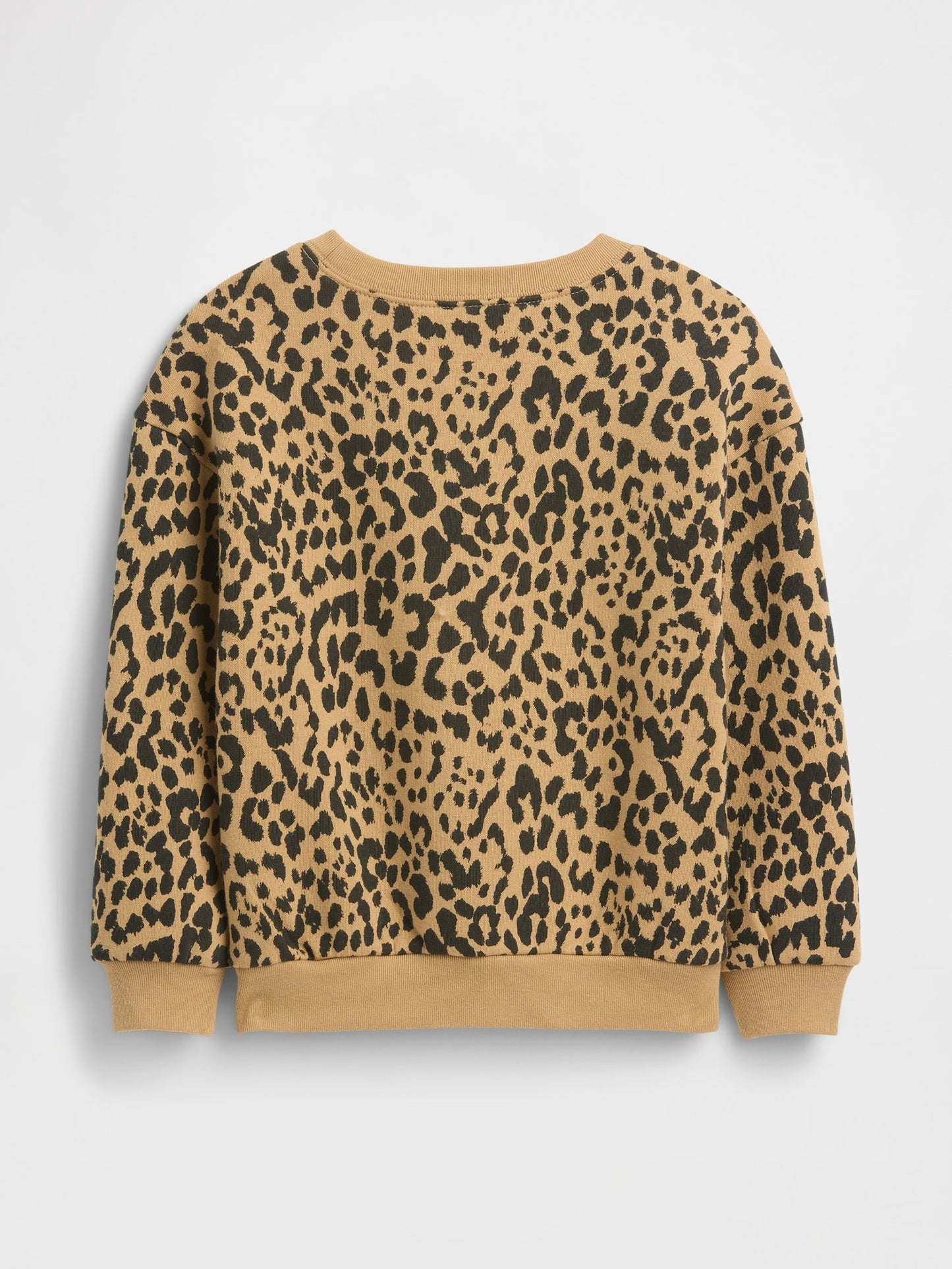 Kahverengi Grafik Baskılı Sweatshirt