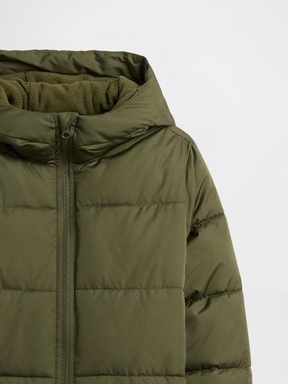 Haki Coldcontrol Şişme Puffer Mont