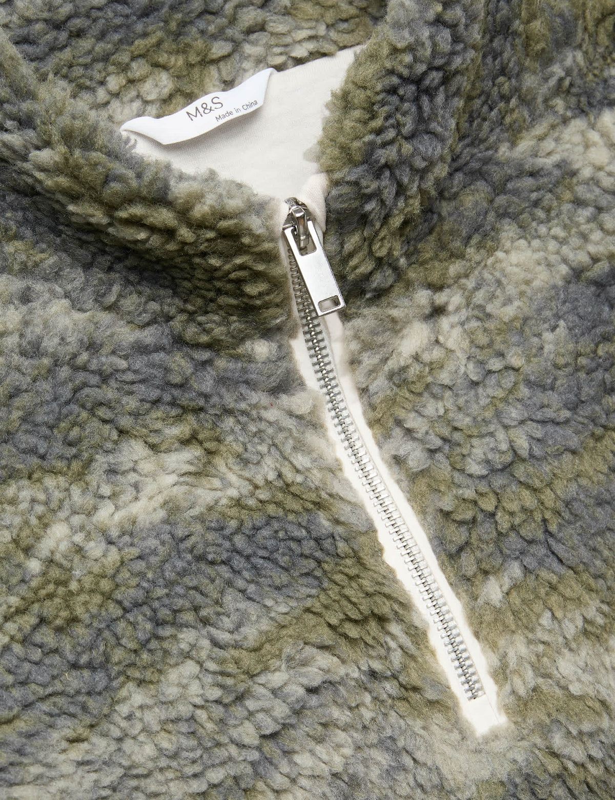 Polar Kumaşlı Yarım Fermuarlı Sweatshirt
