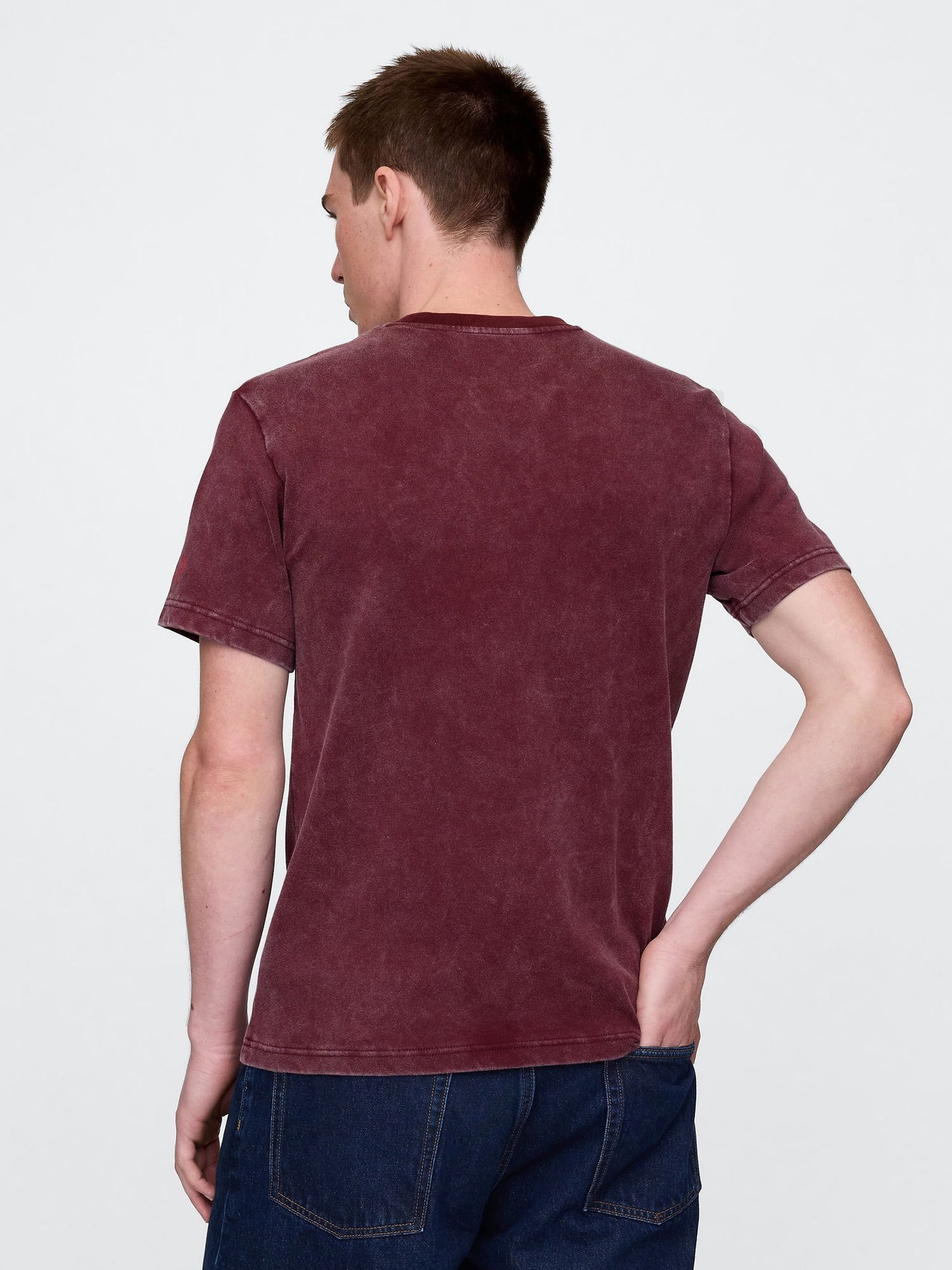 Bordo Gap Logo Star Wars Grafikli T-shirt