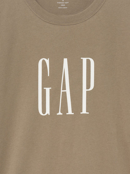 Açık Kahverengi Everyday Soft Relaxed Grafik Baskılı T-shirt