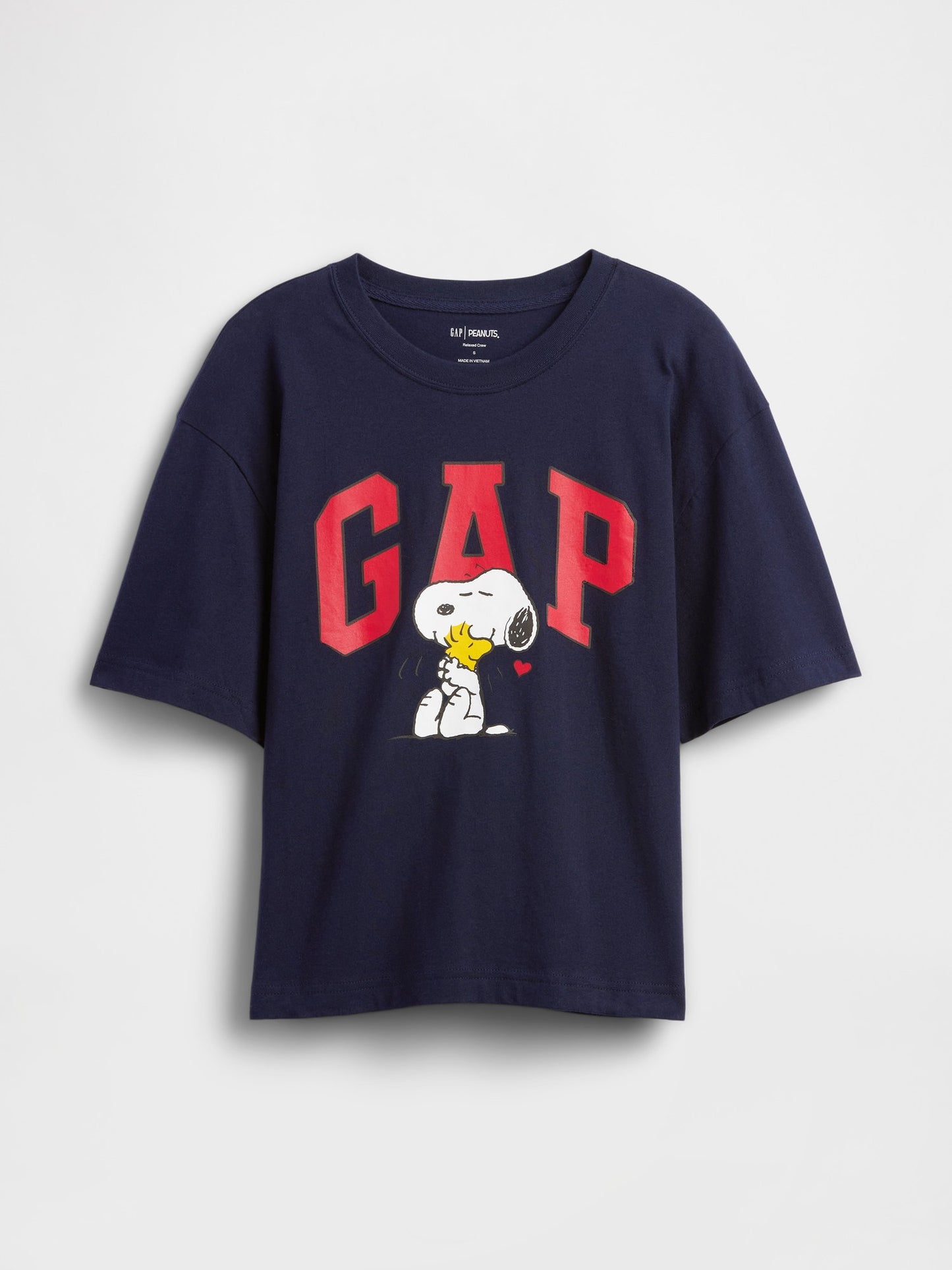 Lacivert Peanuts Boxy Gap Logo T-shirt