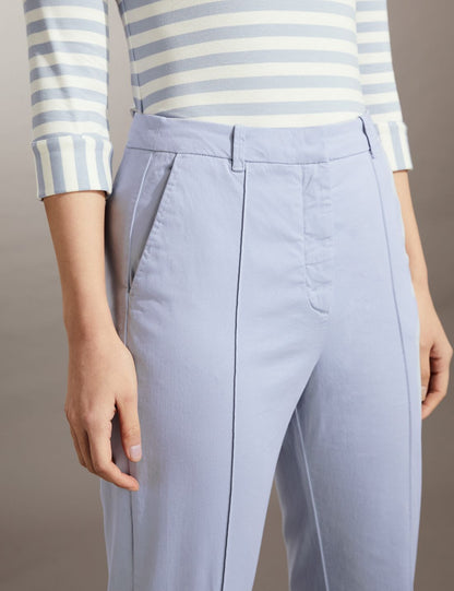 Slim Fit Crop Chino Pantolon