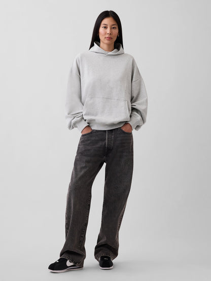Açık Gri Heavyweight Oversized Sweatshirt