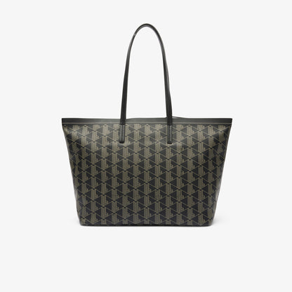 Lacoste Zely Kadın Monogram Siyah Omuz Çantası