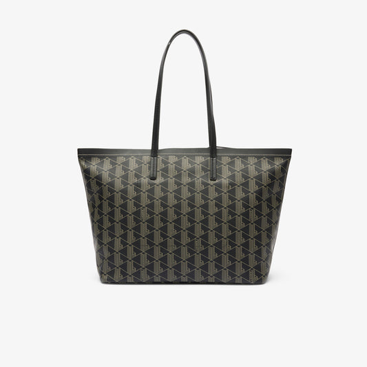 Lacoste Zely Kadın Monogram Siyah Omuz Çantası