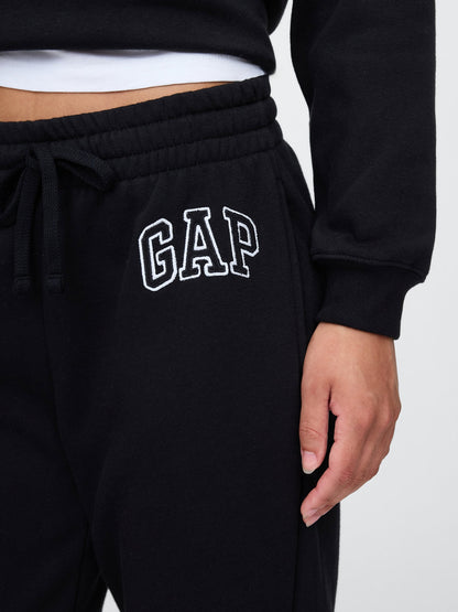 Siyah Gap Logo Jogger Fleece Eşofman Altı