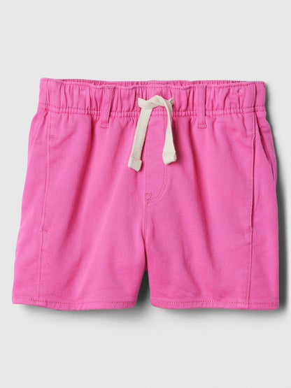 Pembe Easy Denim Pull-on Şort