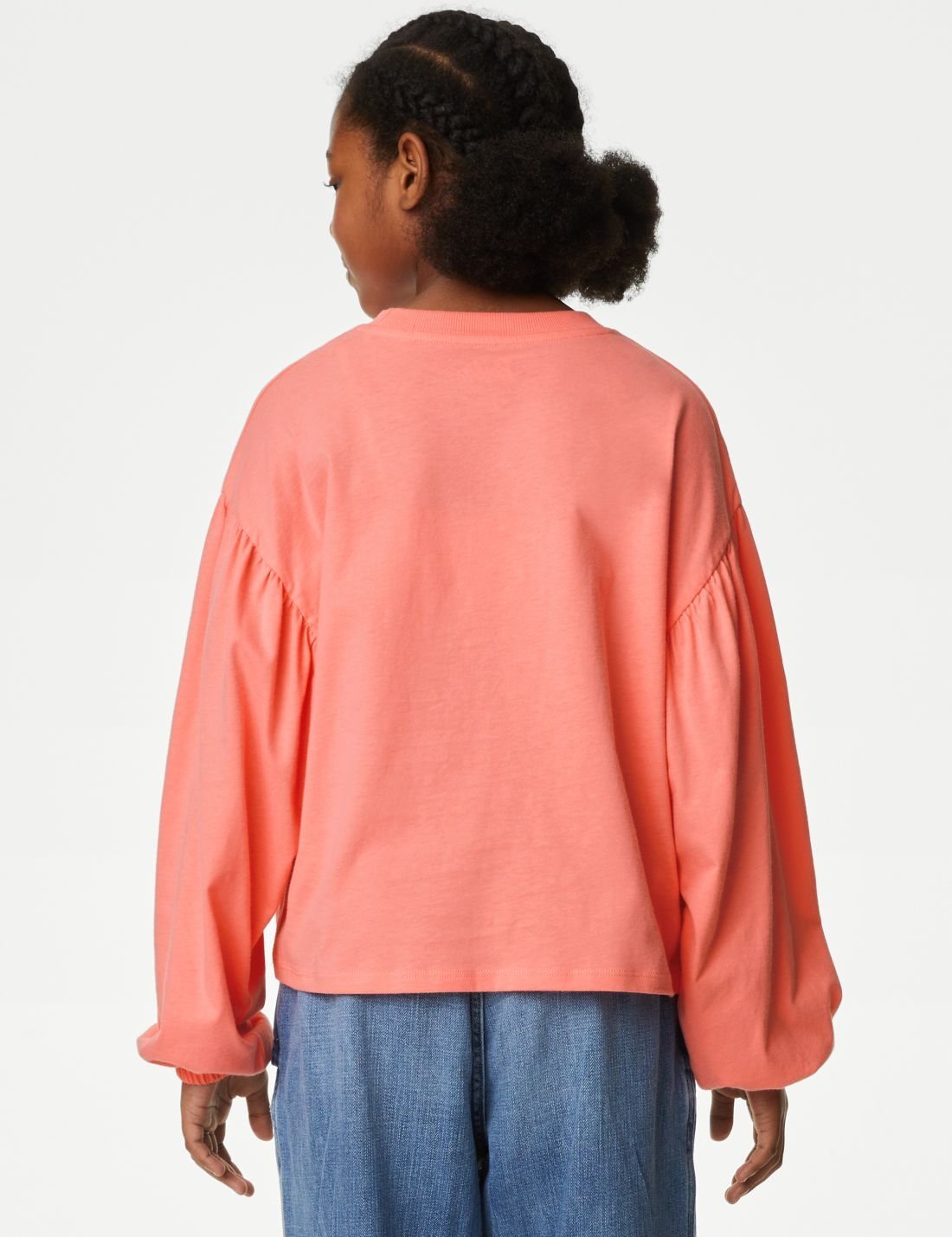 Saf Pamuklu Uzun Kollu Barbie™ T-shirt (5-16 Yaş)