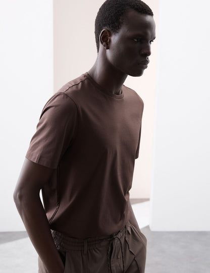 Pure Supima® Slim Fit Premium Pamuklu T-shirt