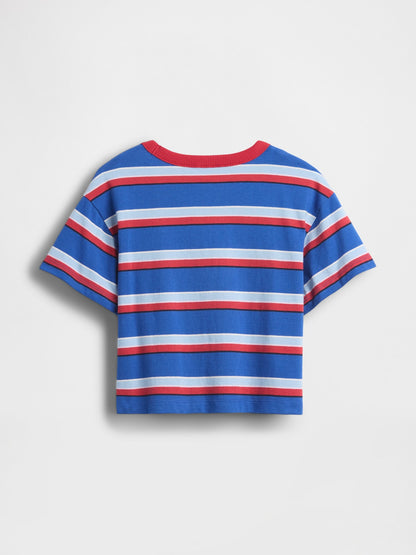 Kobalt Mavisi Boxy T-shirt