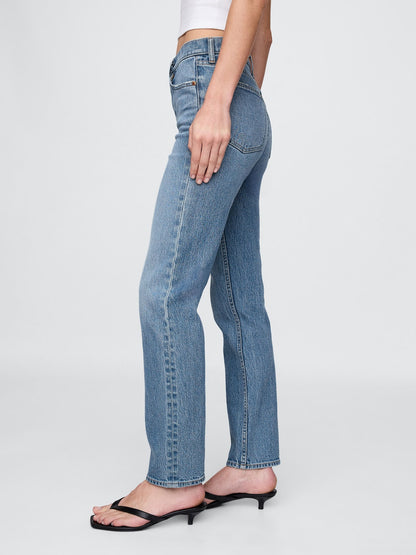 Medium Indigo 15 90s Straight Washwell™ Jean Pantolon