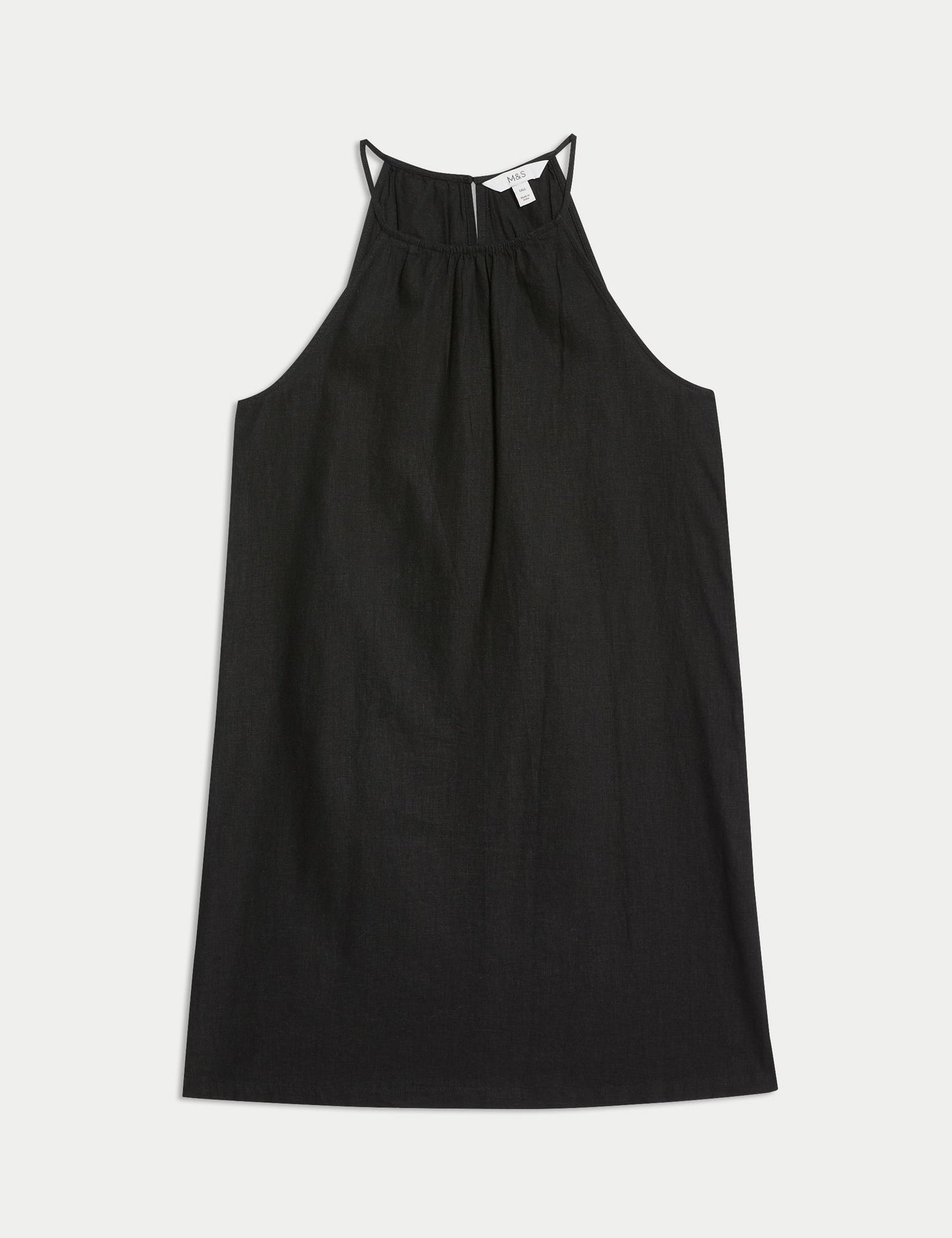 Halter Yaka Mini Plaj Elbisesi