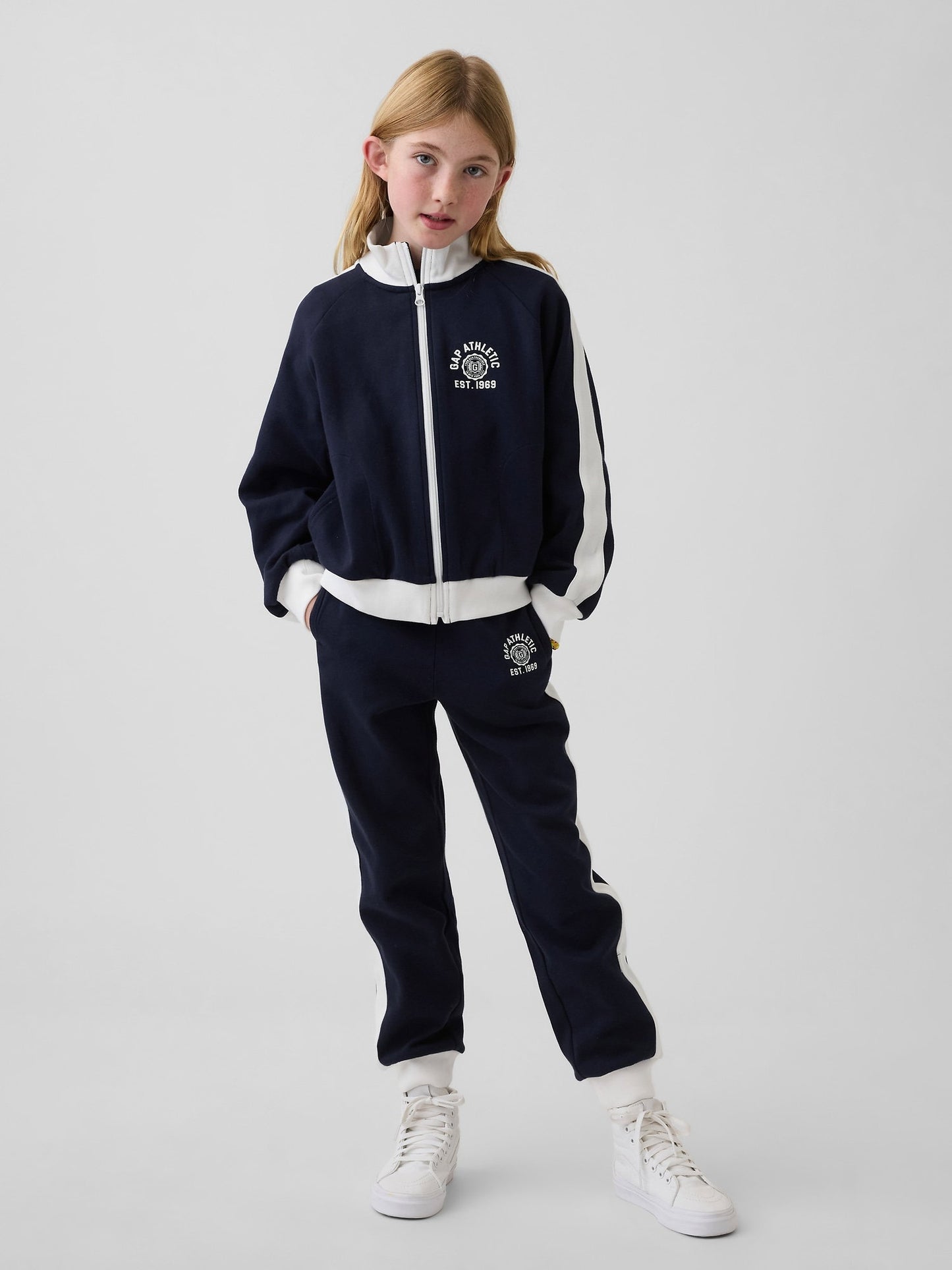 Lacivert Gapfit Tech Athletic Logo Eşofman Altı