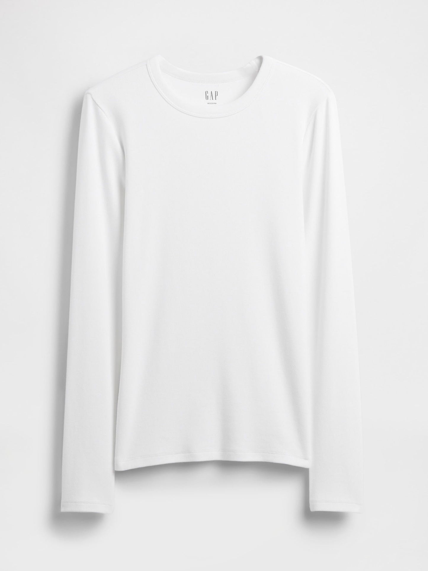 Beyaz Modern Shrunken T-shirt