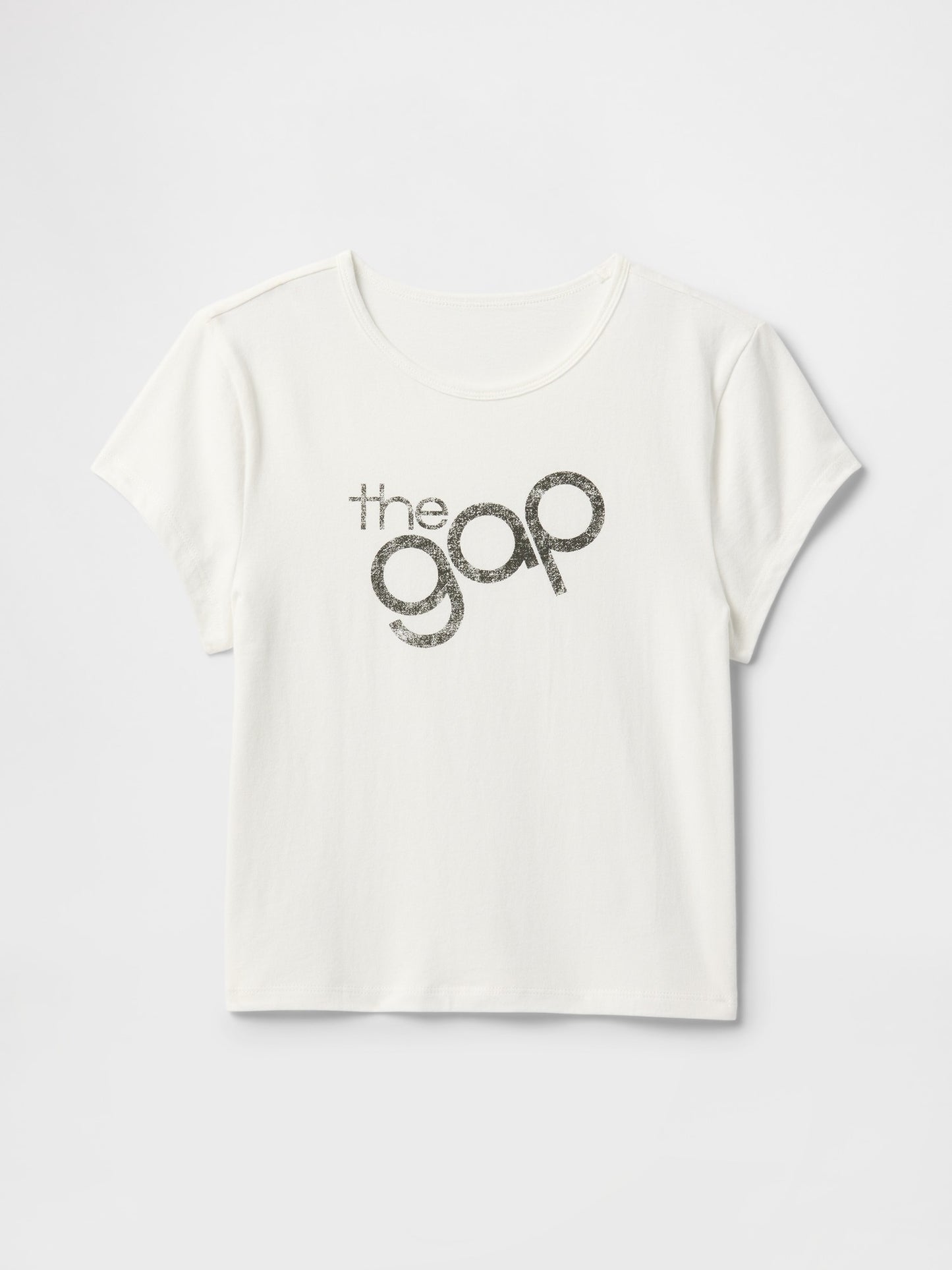 Kırık Beyaz Gap Logo T-shirt