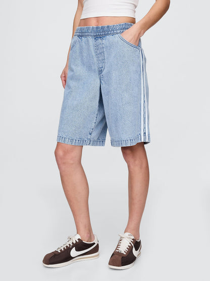 Denim Mavi 11 Mid Rise Ultrasoft Easy Denim Şort