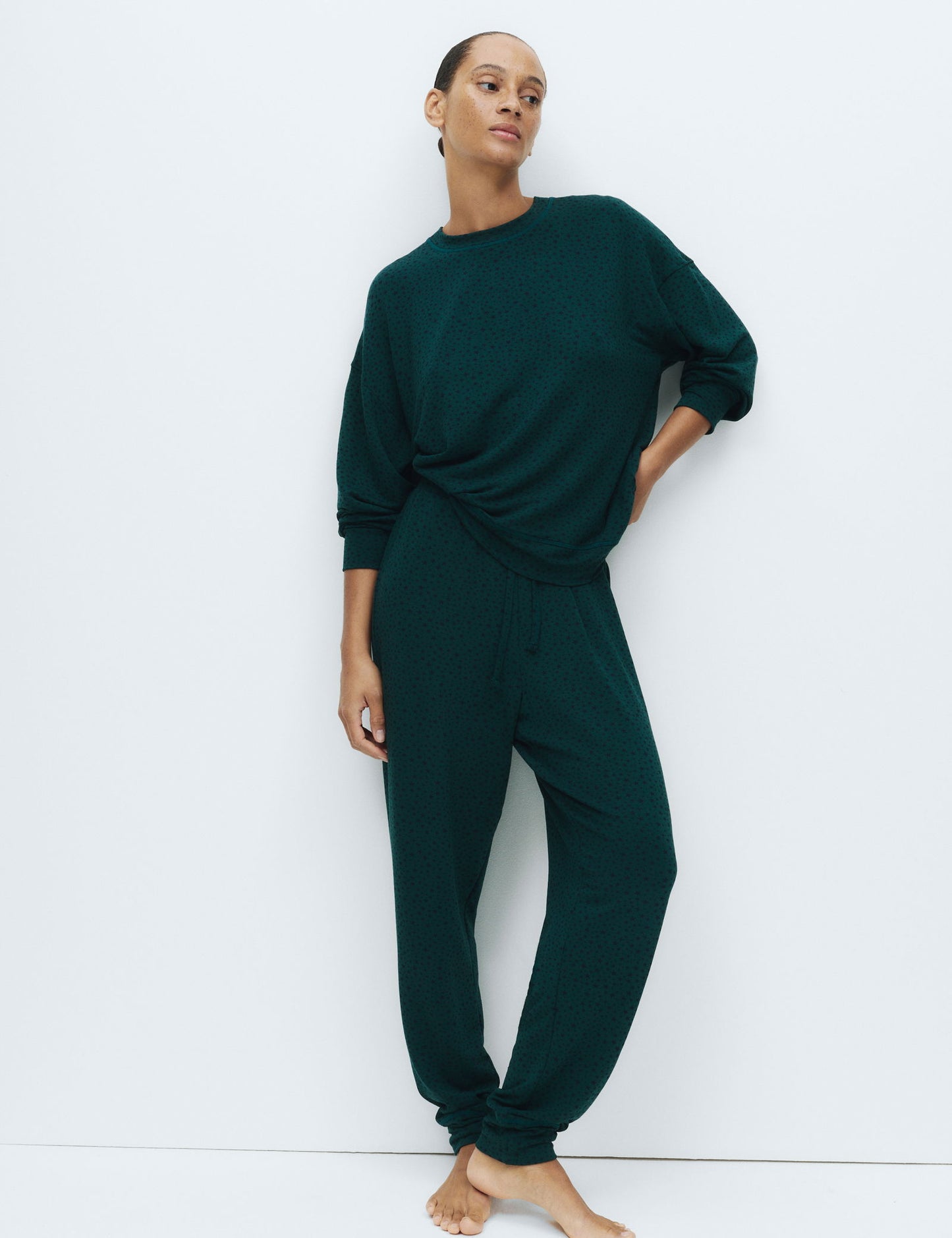 Flexifit Yıldız Baskılı Pijama Takımı