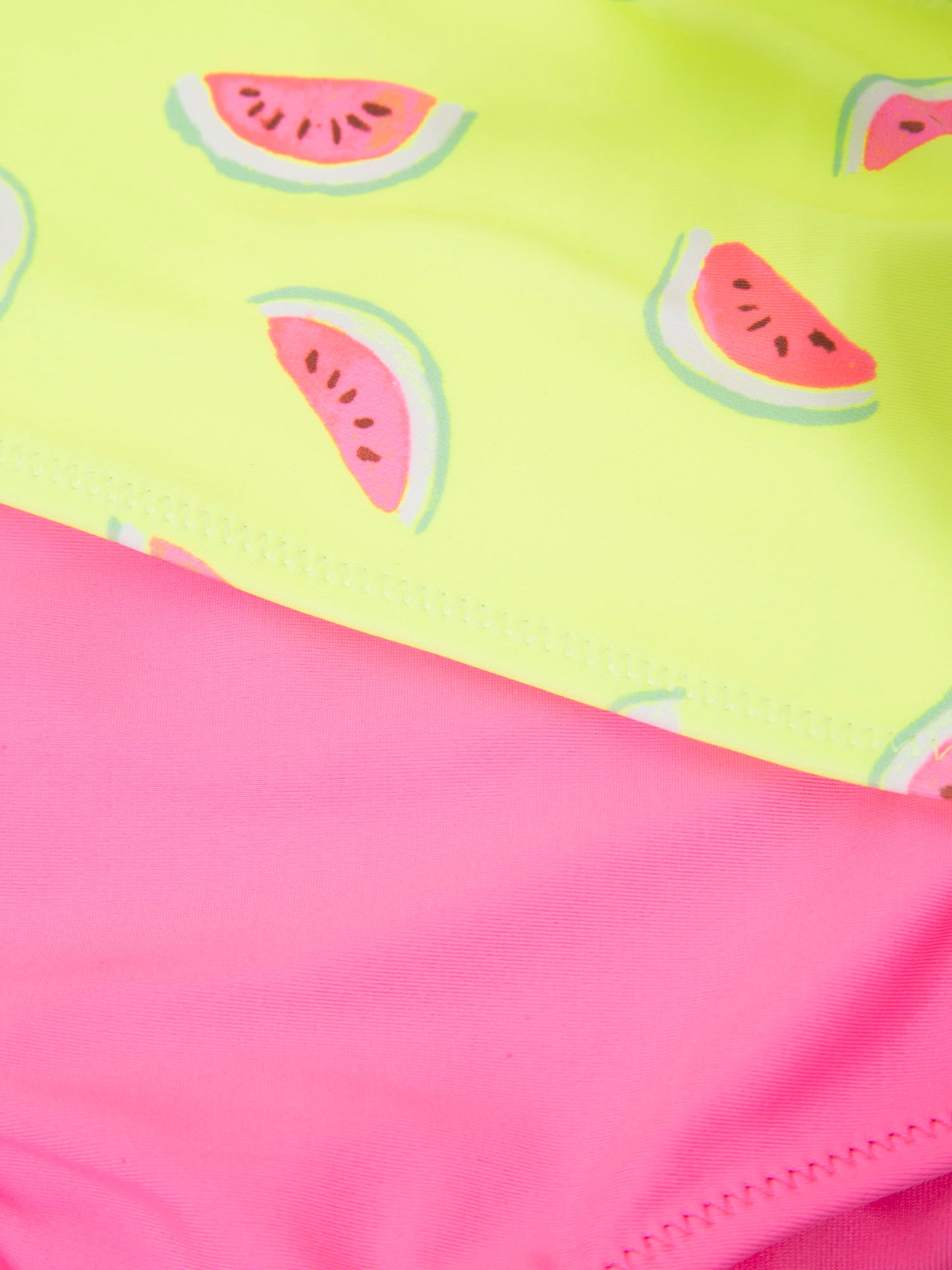 Pembe Karpuz Desenli Bikini Takımı