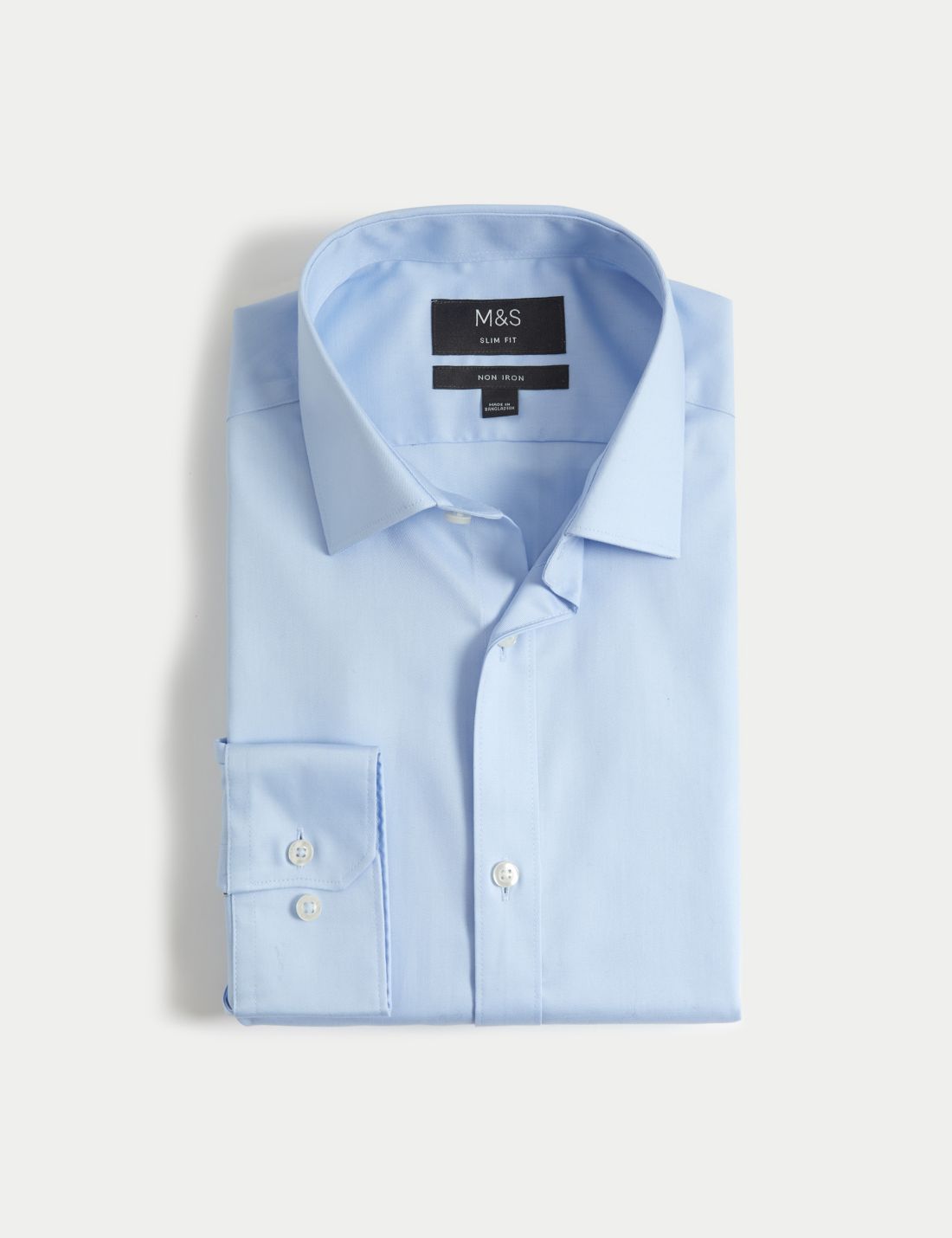 Saf Pamuklu Slim Fit Gömlek