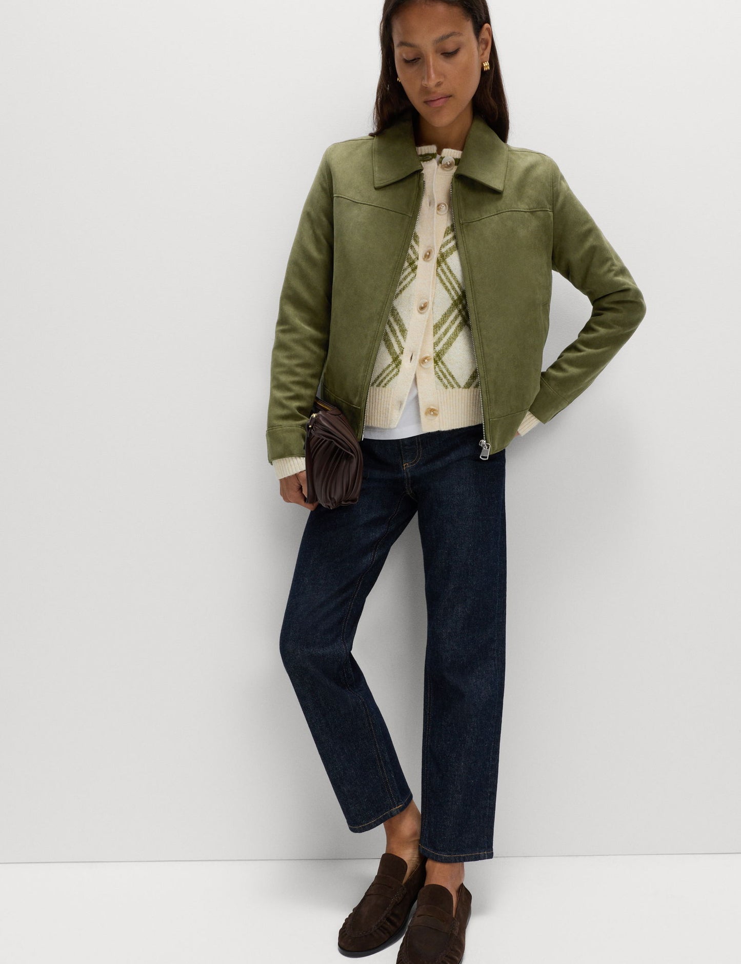Süet Harrington Ceket