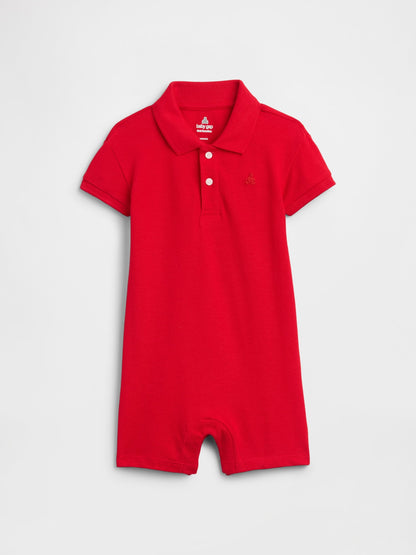 Kırmızı Brannan Bear Polo Tulum