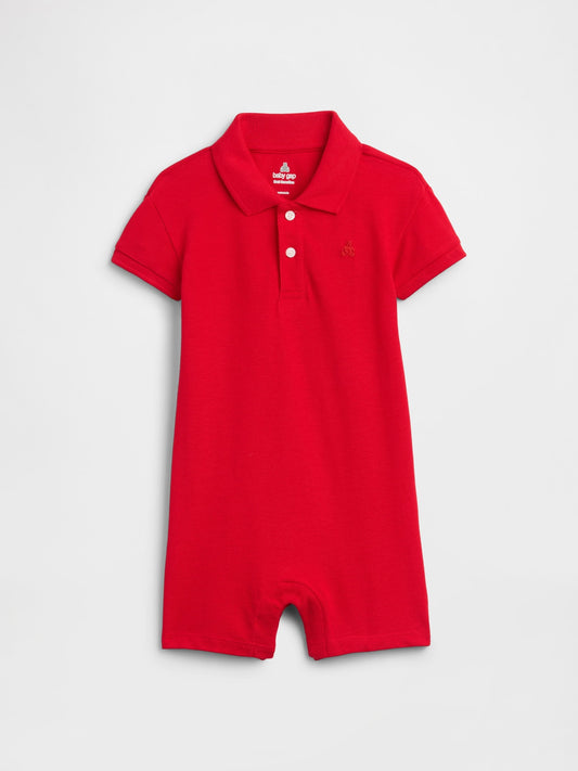 Kırmızı Brannan Bear Polo Tulum