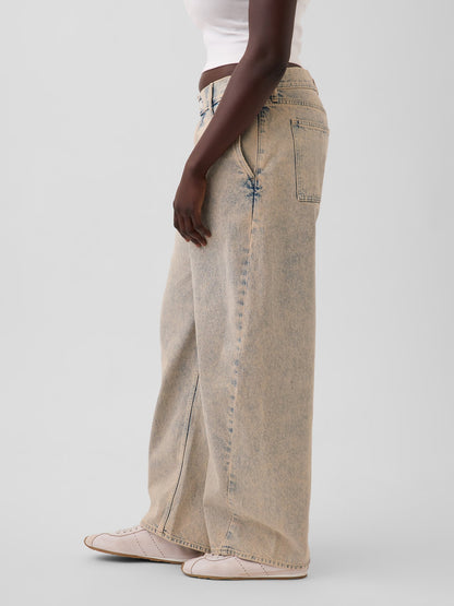 Açık Mavi Gap × Hfr Low Rise Baggy Barrel Jean Pantolon By Nicole Benefield Portfolio