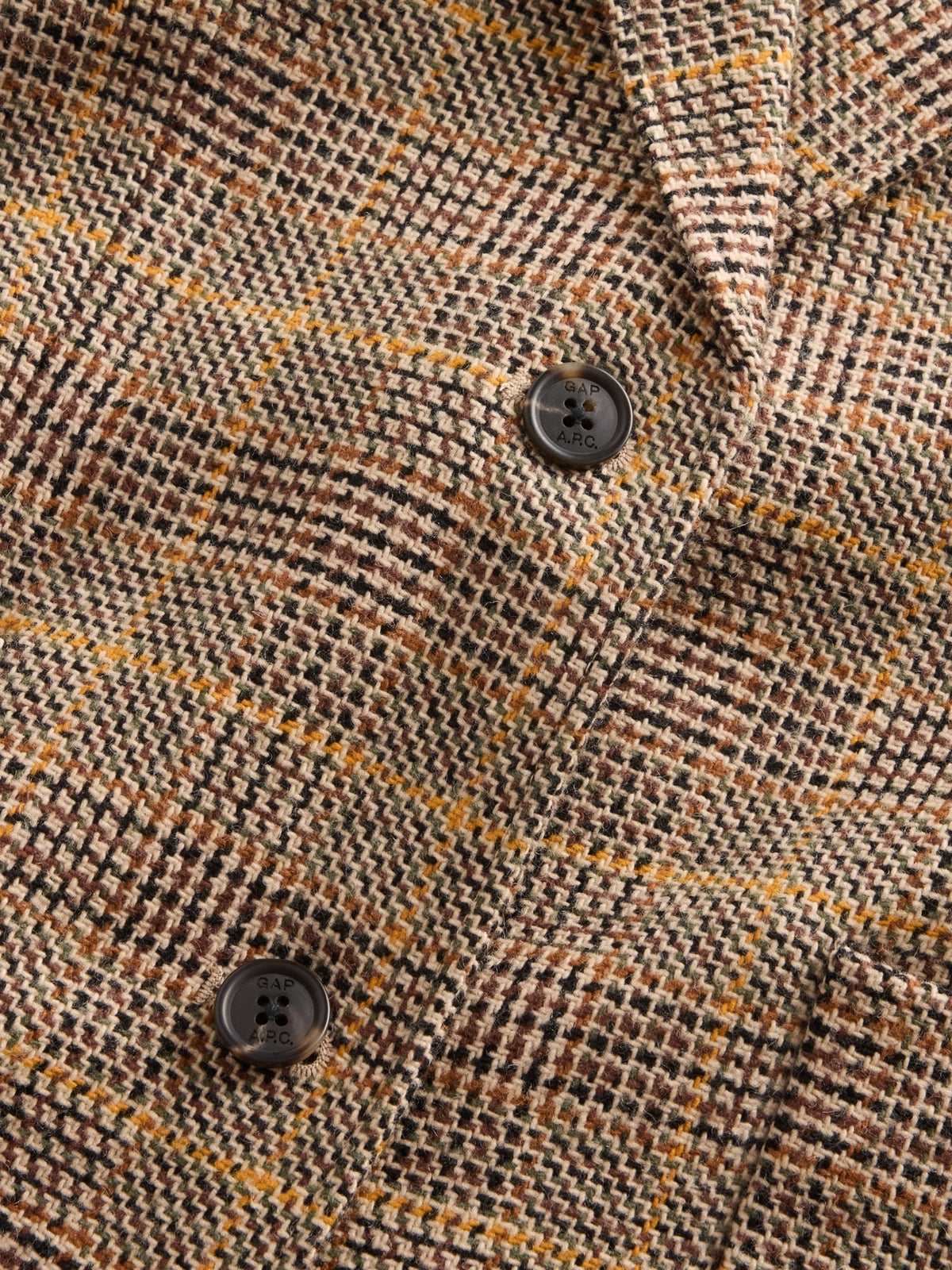 Çok Renkli Gap × A.p.c. Yün Karışımlı Relaxed Blazer