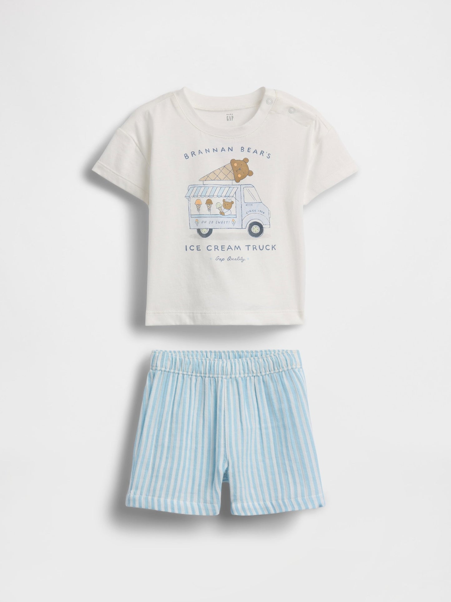Açık Mavi Brannan Bear Outfit Set