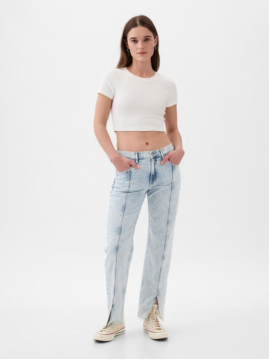 Mavi Mid Rise '90s Loose Jean Pantolon