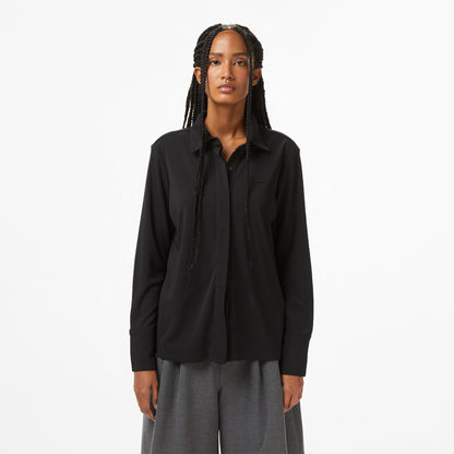 Lacoste Kadın Siyah Gömlek